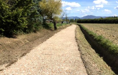 quarrata. CONCLUSI I LAVORI ALLA PISTA CICLABILE CHE COLLEGA VILLA LA MAGIA A PRATO