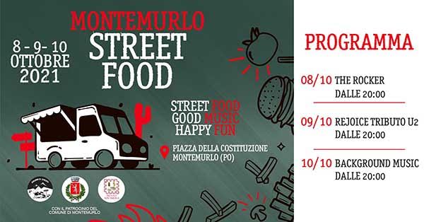 montemurlo. FINE SETTIMANA DEDICATO ALLO STREET FOOD