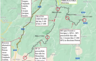 viabilità. MANUTENZIONE STRAORDINARIE SP3 E SP24. CHIUSURA TEMPORANEA AL TRAFFICO E RESTRINGIMENTO CARREGGIATA