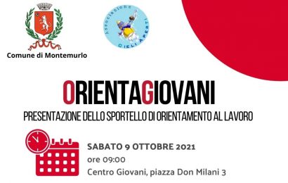 montemurlo. LAVORO, IMPRESA, FORMAZIONE. RIPARTE LO SPORTELLO “ORIENTAGIOVANI”