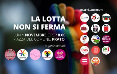 ddl zan. IN PIAZZA DEL COMUNE “LA LOTTA NON SI FERMA”