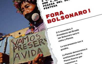 FORA BOLSONARO! NOI NON LO VOGLIAMO!