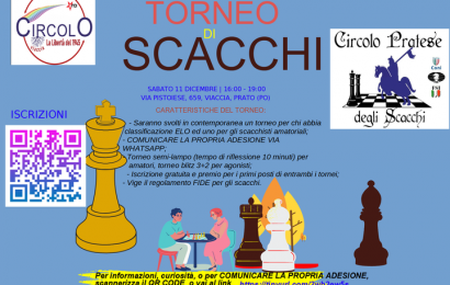 TORNEO DI SCACCHI AL CIRCOLO LA LIBERTÀ DI VIACCIA