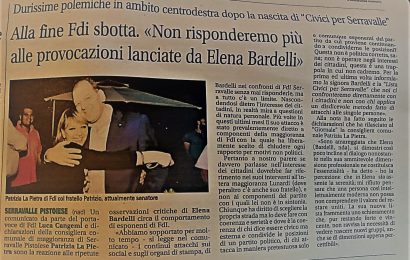 serravalle civica. NON SONO PROVOCAZIONI LE CRITICHE AD ESPONENTI DI PARTITO CHE OMETTONO DI FARE IL LORO LAVORO