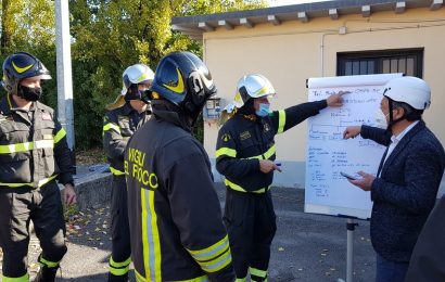 ENEL E VIGILI DEL FUOCO RAFFORZANO COLLABORAZIONE PER SICUREZZA E AMBIENTE, AL CENTRO ADDESTRAMENTO DI PISTOIA LA FORMAZIONE