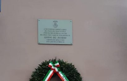 ETRURIA 14 RICORDA CON IL SOLO TRICOLORE I MARTIRI DELLE FOIBE