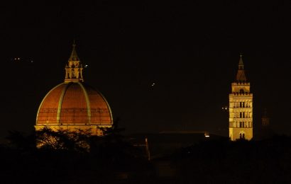 POTENZIATA L’ILLUMINAZIONE DEL CAMPANILE DI PIAZZA DEL DUOMO