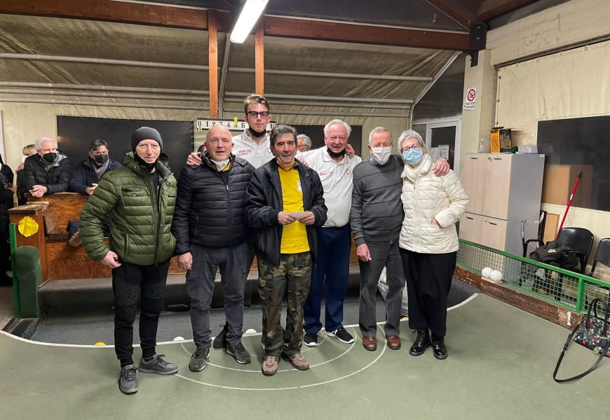 bocce. MEMORIAL SALVI VALDO E GIULIO RICCI, VINCONO MAZZANTI-MALINCONI