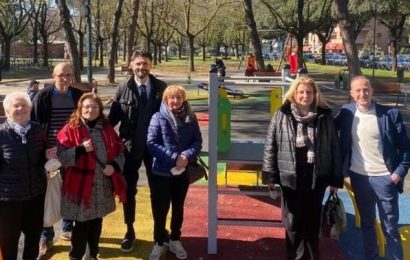 GIARDINI DI VIA CARLO MARX, NUOVI GIOCHI PER I BAMBINI E NUOVI SPAZI DI SOCIALIZZAZIONE