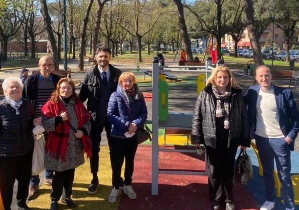 GIARDINI DI VIA CARLO MARX, NUOVI GIOCHI PER I BAMBINI E NUOVI SPAZI DI SOCIALIZZAZIONE