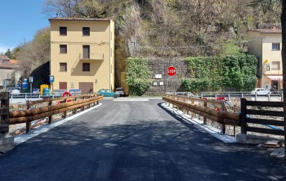 sambuca. RIAPERTO A TAVIANO IL PONTE SUL TORRENTE LIMENTRA