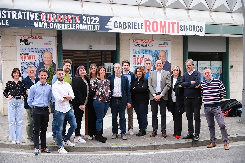 quarrata. ELEZIONI, PRESENTATA LA LISTA DEL PARTITO DEMOCRATICO A SOSTEGNO DEL CANDIDATO SINDACO GABRIELE ROMITI