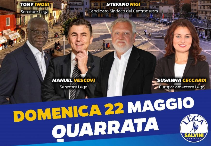 quarrata. AMMINISTRATIVE 2022, IL CENTRODESTRA INAUGURA IL COMITATO ELETTORALE DI STEFANO NIGI