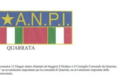 quarrata. ANPI: OCCORRE ANDARE A VOTARE CHI NON UTILIZZA SIMBOLI E CULTURE ECHEGGIANTI TEORIE FASCISTE