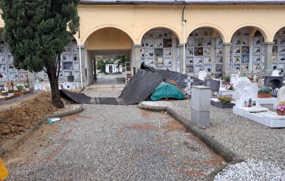 quarrata. MALTEMPO, CIMITERO DI SANTALLEMURA: DANNI ALLA COPERTURA DEL TETTO