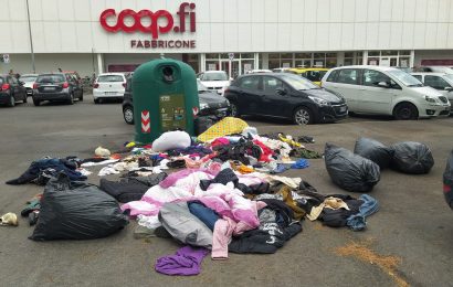 DISCARICA A CIELO APERTO DAVANTI ALLA COOP FABBRICONE