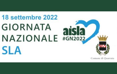 quarrata. IL COMUNE ADERISCE ALLA GIORNATA NAZIONALE SLA 2022