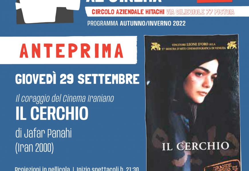 CIRCOLO HITACHI, TORNA “GIOVEDÌ AL CINEMA”