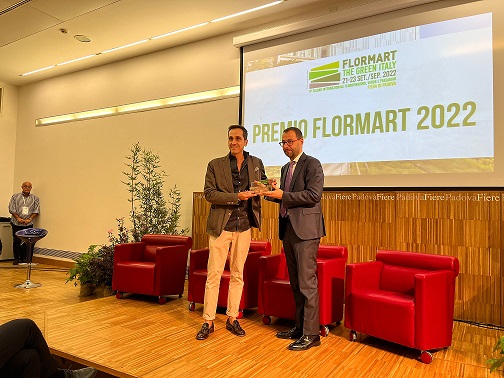 IL MINISTRO PATUANELLI PREMIA ROMITI VIVAI AL FLORMART 2022 PER L’INNOVAZIONE