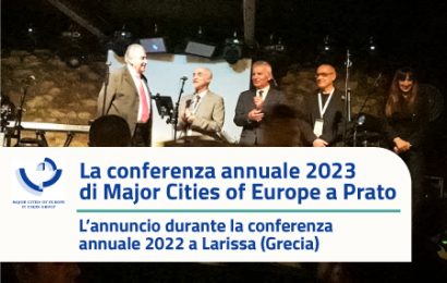 PRATO SCELTA COME SEDE DI MAJOR CITIES OF EUROPE 2023