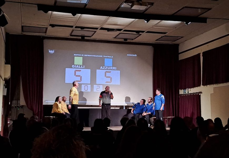 TERZO MATCH D’IMPROVVISAZIONE TEATRALE ALL’AUDITORIUM DEL CIRCOLO HITACHI