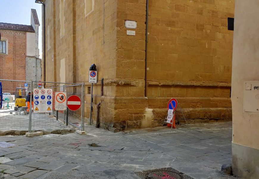 PIAZZA GARIBALDI: NUOVE MODIFICHE ALLA VIABILITÀ PER ULTIMARE IL RIPRISTINO DEI LASTRICATI