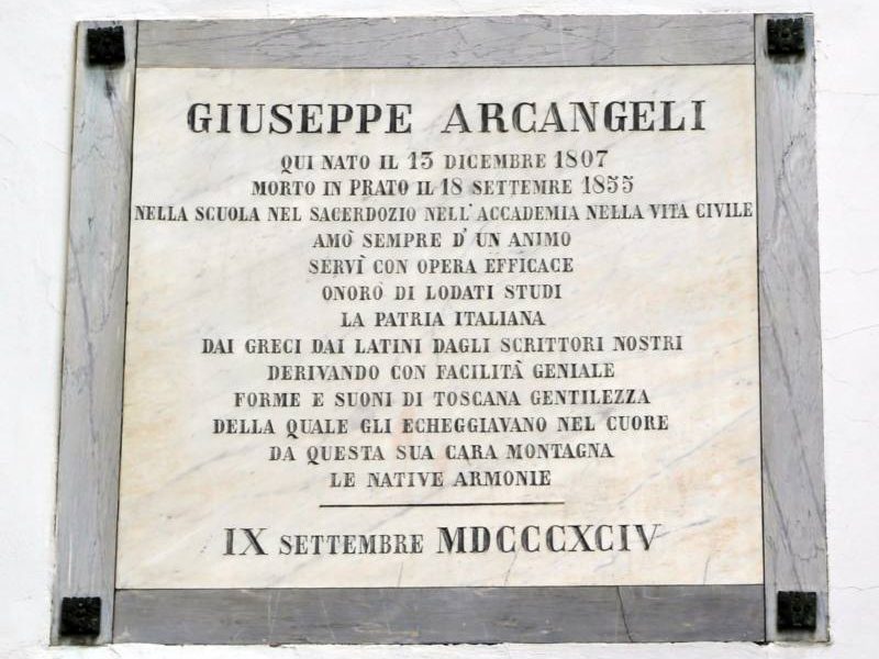 san marcello. GIUSEPPE ARCANGELI, TRA I PRIMI A DIFFONDERE LA FAMA DI BEATRICE