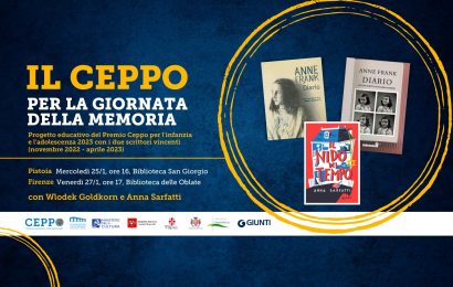 A ANNA SARFATTI E WLODEK GOLDKORN IL PREMIO CEPPO PER LA GIORNATA DELLA MEMORIA