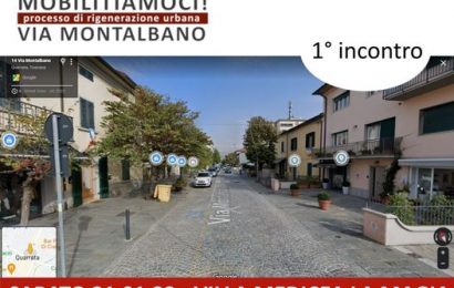 quarrata. MOBILITIAMOCI! AL VIA IL PROCESSO DI RIGENERAZIONE URBANA DI VIA MONTALBANO