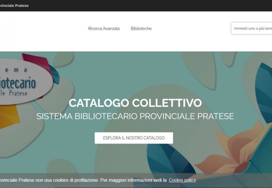 ONLINE IL NUOVO CATALOGO DEL SISTEMA BIBLIOTECARIO PRATESE