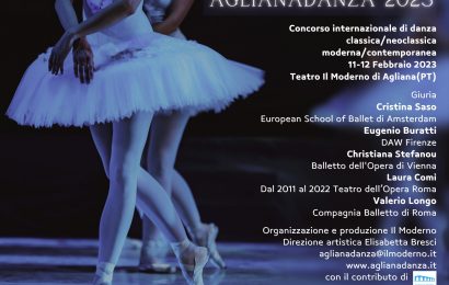 TEATRO MODERNO, SOLO POCHI GIORNI AL CONCORSO INTERNAZIONALE “AGLIANADANZA2023”