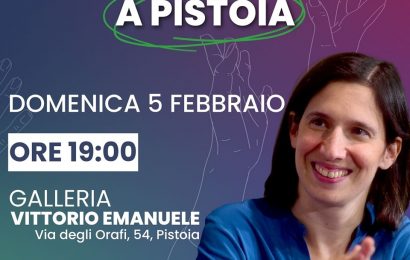 primarie pd. ELLY SCHLEIN STASERA A PISTOIA