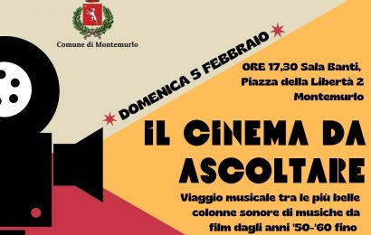 “CINEMA DA ASCOLTARE”, ALLA SALA BANTI UN VIAGGIO NELLE PIÙ BELLE COLONNE SONORE DEI FILM