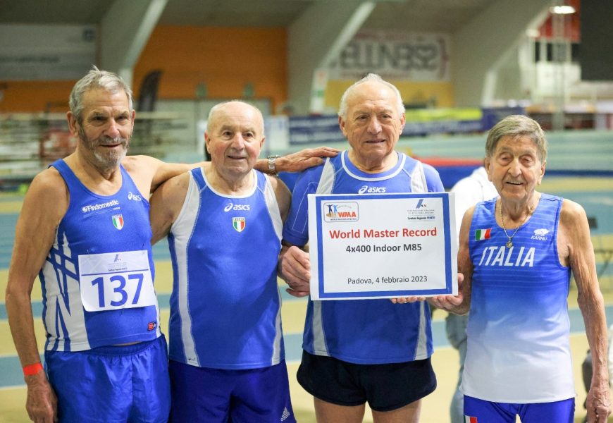 PISTOIA E L’ITALIA ESULTANO PER REMO MARCHIONI E I SUOI COMPAGNI AZZURRI: ALTRI DUE FANTASTICI PRIMATI MONDIALI