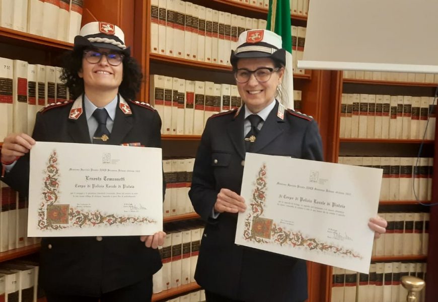 LA POLIZIA MUNICIPALE DI PISTOIA A ROMA PER IL PREMIO ANCI PER LA SICUREZZA URBANA