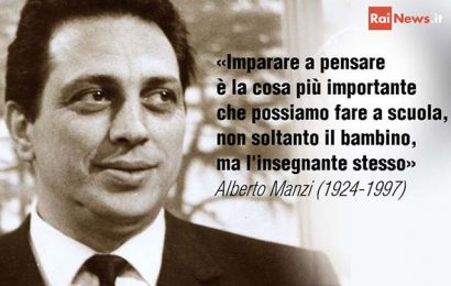 alberto manzi? “NON È MAI TROPPO TARDI” PER IMPARARE A PENTIRSI