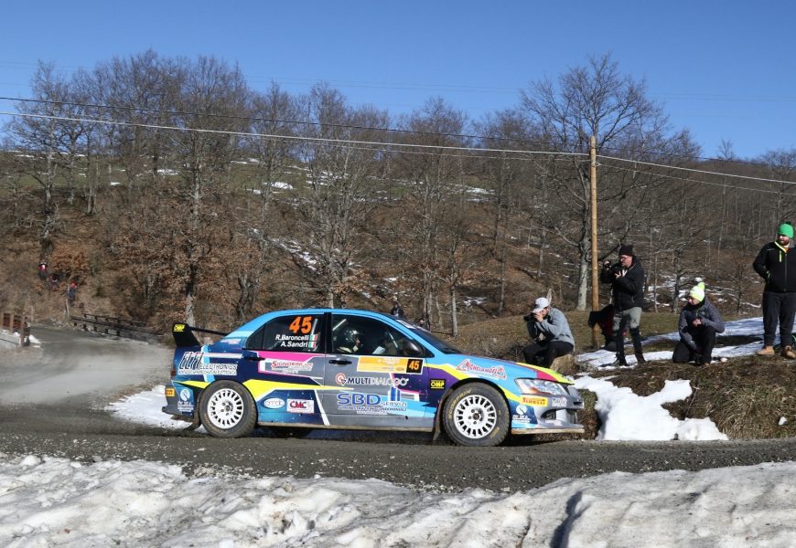 RICCARDO BARONCELLI E JOLLY RACING TEAM SFORTUNATI MA ALL’ARRIVO DEL RALLY TERRA VALLE DEL TEVERE