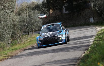 LUCA ARTINO AL “VIA” DEL RALLY IL CIOCCO E VALLE DEL SERCHIO: CON ALESSANDRO MASSARO SULLA SKODA FABIA RALLY2 EVO