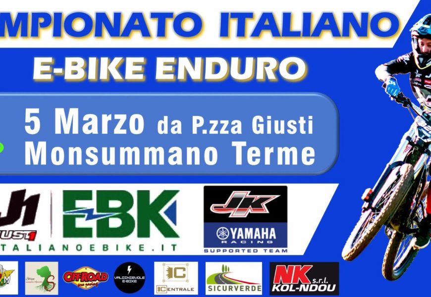 A MONSUMMANO TERME LA PRIMA TAPPA DEL CAMPIONATO ITALIANO E-BIKE