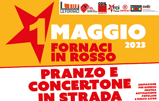 PRANZO E CONCERTONE IN STRADA, IL PRIMO MAGGIO ALLE FORNACI