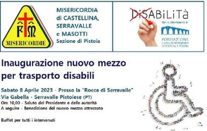 serravalle. UN NUOVO MEZZO PER LA MISERICORDIA DI CASTELLINA, SERRAVALLE E MASOTTI