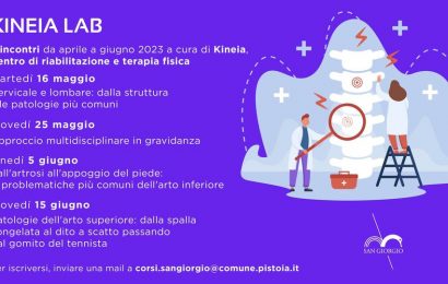 BIBLIOTECA SAN GIORGIO, AL VIA UN CICLO DI INCONTRI CON UN TEAM DI FISIOTERAPISTI