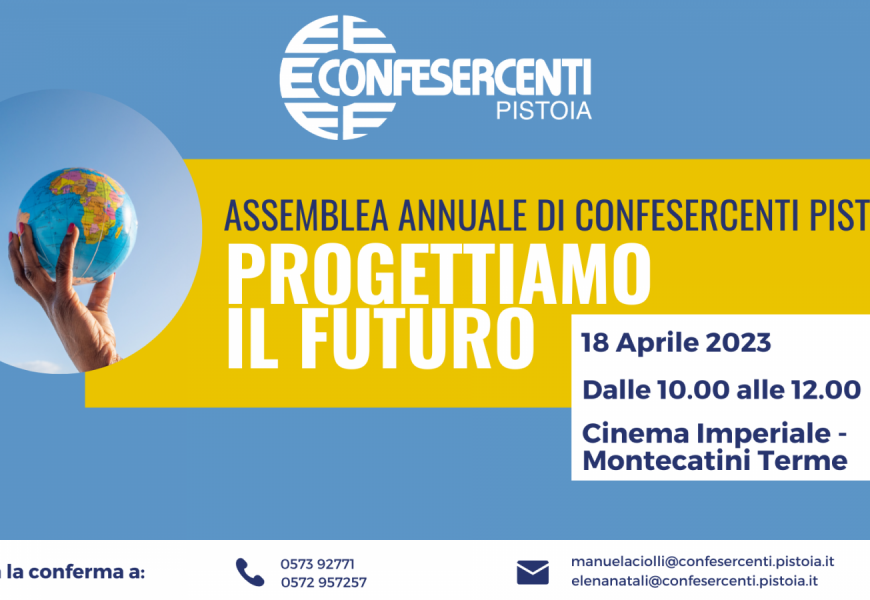 progettiamo il futuro. A MONTECATINI L’ASSEMBLEA ANNUALE DI CONFESERCENTI PISTOIA