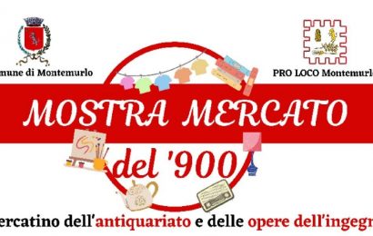 montemurlo. DOMENICA RITORNA LA MOSTRA MERCATO “NOVECENTO”, SPOSTATO A LUNEDÌ IL MERCATO SETTIMANALE