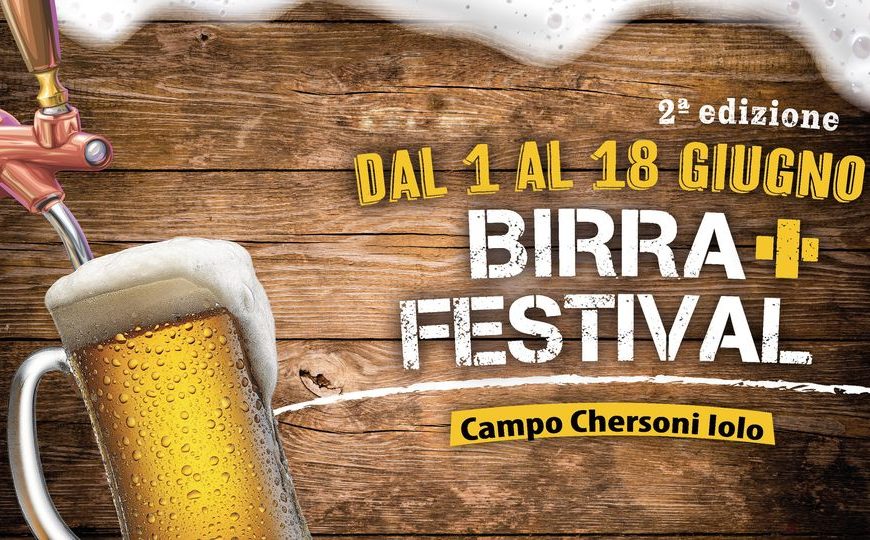 CONCERTI, SPETTACOLI, STAND E RISTORAZIONE: TORNA IL ‘BIRRA + FESTIVAL’