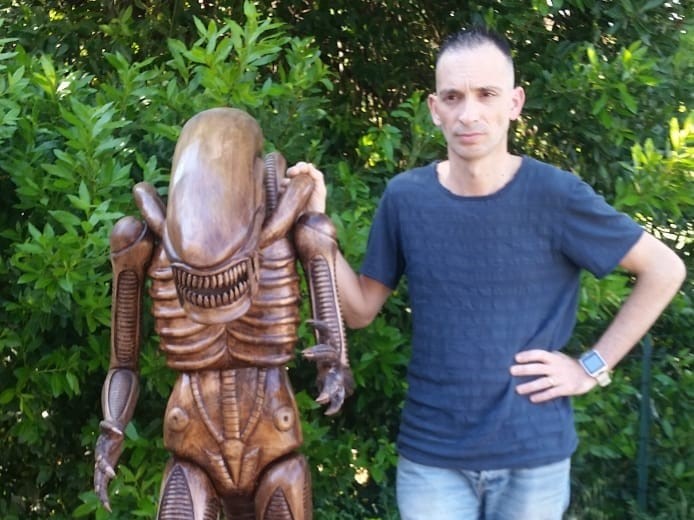 L’«ALIEN» DI DIEGO SARTI AL «SERRAVALLE FORT COMICS»