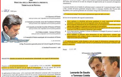 pm&degna tana. SOMMERSI E SALVATI, A PISTOIA I PUBBLICI MINISTERI E I LORO SOSTITUTI AGISCONO SOLTANTO “COME GLI PARE E PIACE”