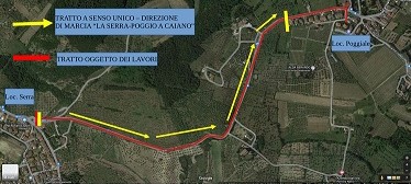 SP 11 TRAVERSA DI CARMIGNANO, LAVORI DI MANUTENZIONE STRAORDINARIA PER RIFACIMENTO DEL PIANO VIABILE