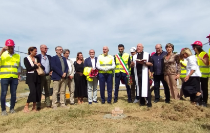 POSATA LA PRIMA PIETRA PER LA NUOVA PALAZZINA DELL’OSPEDALE SANTO STEFANO