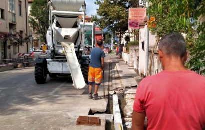 MANUTENZIONE STRAORDINARIA DEI MARCIAPIEDI, PARTITI I LAVORI IN VIA PAGLIUCOLA